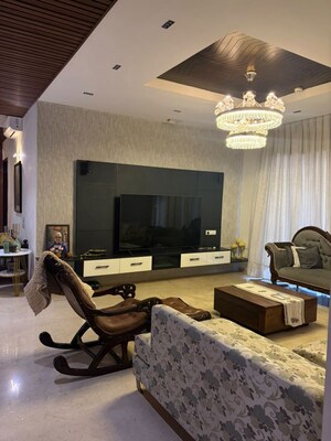 Living Room in 3 BHK Apartment at Century Ethos, Hebbal – for Rent