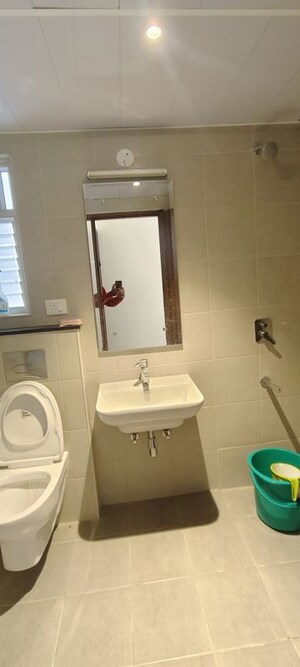 Bathroom in 2 BHK Apartment at Adarsh Greens, Kogilu – for Rent