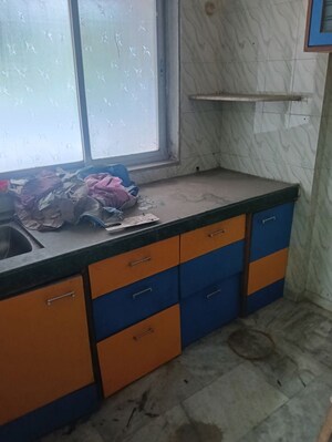 Kitchen in 1 RK Apartment at Suyog CHS Borivalli, Borivali West – for Rent