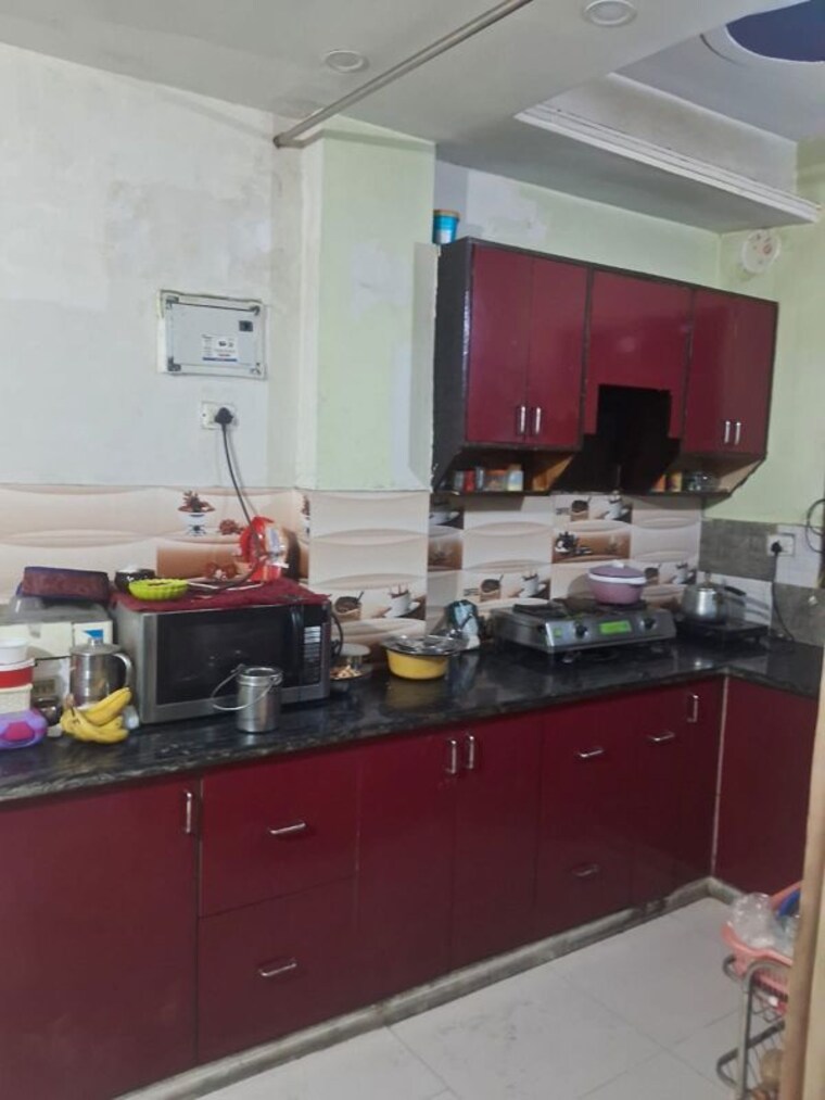 Kitchen, sg-impressions-plus 2 Bedroom 1095 Sq.Ft. Apartment In Raj Nagar Extension Ghaziabad 10553321