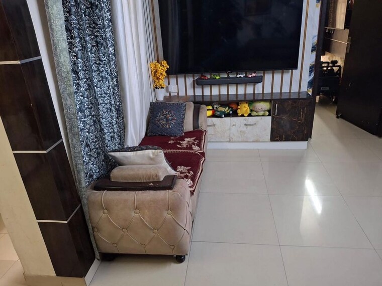 Living Room, devika-skypers 2 Bedroom 1000 Sq.Ft. Apartment In Raj Nagar Extension Ghaziabad 10553329