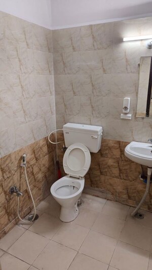 Bathroom in 3.5 BHK Apartment at LDA Parijaat Apartments, Faizabad Road – for Rent