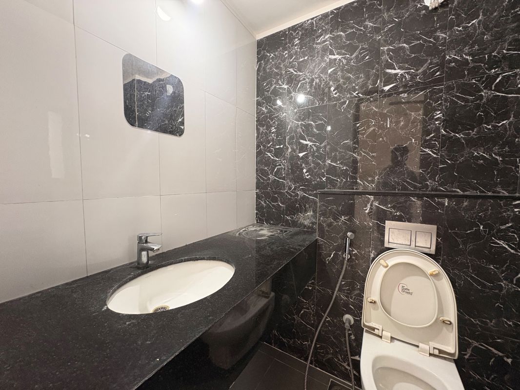 Bathroom in 3 BHK Apartment at Lodha Palava City Lakeshore Greens, Dombivli East – for Rent