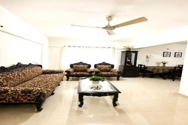 Living Room, sancheti-mount-n-glory-phase-ii 2 Bedroom 1120 Sq.Ft. Apartment In Kharadi Pune 10553334