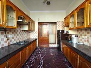 Kitchen in 4 BHK Builder Floor at Sarvodaya Enclave – for Rent