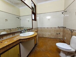 Bathroom in 4 BHK Builder Floor at Sarvodaya Enclave – for Rent