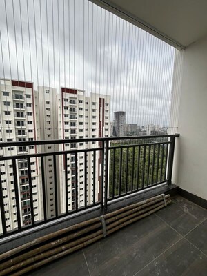 Balcony in 2.5 BHK Apartment at Aparna Zenon, Puppalaguda – for Rent