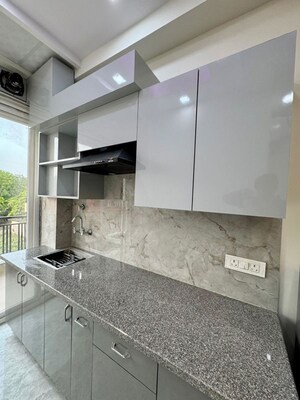Kitchen in 1 RK Independent House at Sector 23 – for Rent