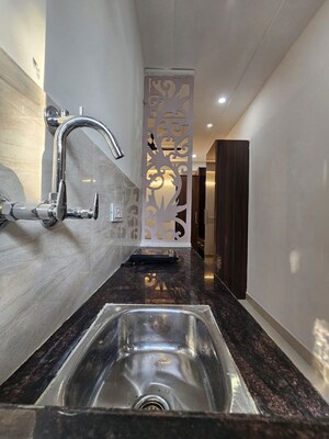 Staircase in 1 RK Independent House at Sector 21 – for Rent