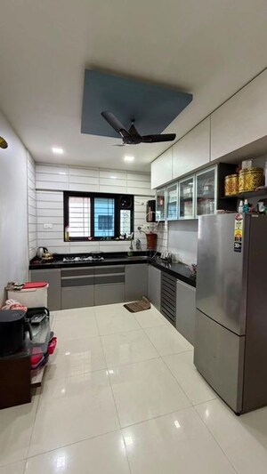 Kitchen in 2 BHK Apartment at Shubhashree Woods Row Houses, Pimpri – for Rent