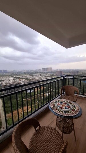 Balcony in 3 BHK Apartment at KSR Togetherments, Miyapur – for Rent