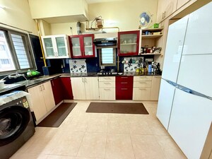 Kitchen in 3 BHK Apartment at Yashodha Sannidhi, Miyapur – for Rent