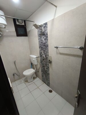 Bathroom in 2 BHK Builder Floor at Malviya Nagar – for Rent