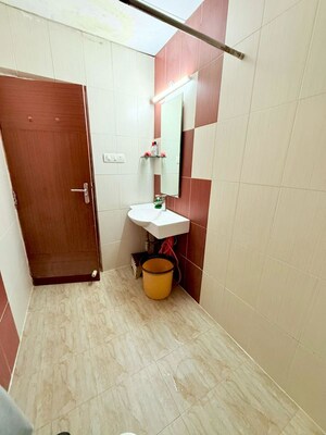 Bathroom in 3 BHK Apartment at Divya Sree Shakti Phase I, Miyapur – for Rent