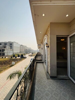 Balcony in 3 BHK Apartment at Skyline Park, Vip Road – for Rent