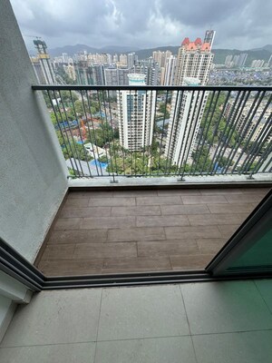 Balcony in 3 BHK Apartment at Kalpataru Immensa, Kolshet Road – for Sale