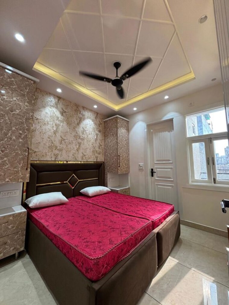 Bedroom, dwarka mor 2 Bedroom 65 Sq.Yd. Builder Floor In Dwarka Mor Delhi 10553574