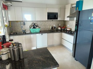Kitchen in 4 BHK Apartment at Godrej Woods, Sector 43 – for Rent
