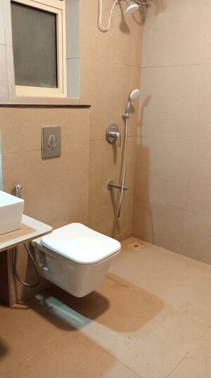 Bathroom in 3 BHK Apartment at Juhu Scheme, Juhu – for Rent
