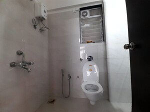 Bathroom in 1 BHK Apartment at DGS Sheetal Tapovan, Malad East – for Rent