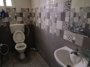 Bathroom in 1 RK Independent House at Horamavu – for Rent