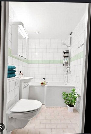 Bathroom in 3 BHK Apartment at RPS Savana, Sector 88 – for Rent
