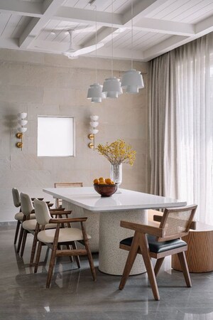 Dining area in 6 BHK Villa at Lodha Belmondo, Gahunje – for Sale