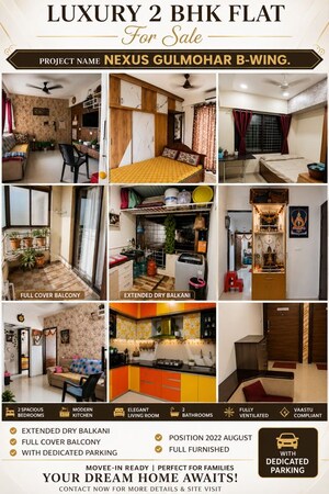 2 BHK Apartment – Exterior View View at Nexus Gulmohar, Charholi Budruk - for Sale