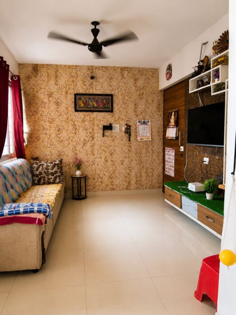 Living Room, nexus-gulmohar 2 Bedroom 580 Sq.Ft. Apartment In Charholi Budruk Pune 10553365