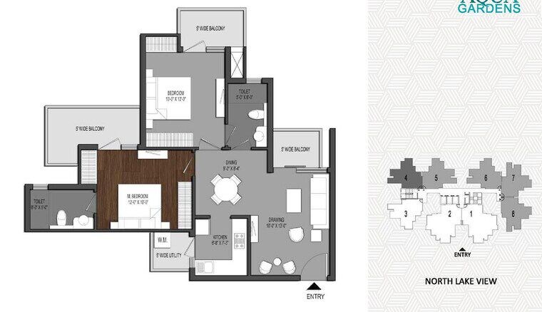 Floor Plan, aditya-luxurious-villas 2 Bedroom 8000 Sq.Ft. Apartment In Dasna Ghaziabad 10553850