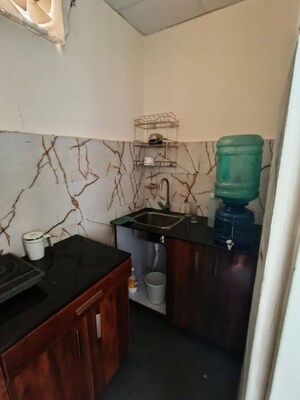 Kitchen in 1 RK Builder Floor at East Of Kailash – for Rent