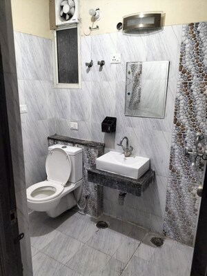Bathroom in 2 BHK Apartment at Nilaya Greens, Raj Nagar Extension – for Sale