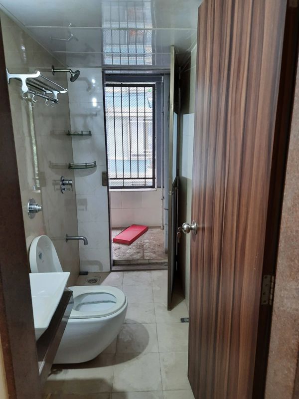 Bathroom in 2 BHK Apartment at JV Sweena, Andheri East – for Rent