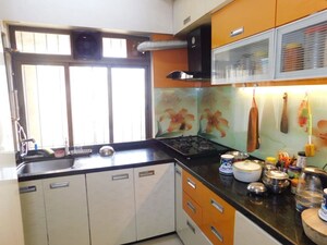 Kitchen in 2 BHK Apartment at Lalani Grandeur, Goregaon East – for Sale