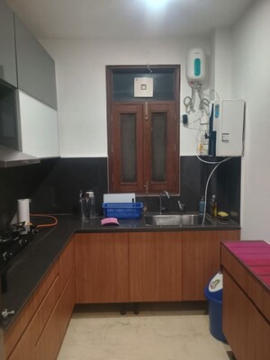 Kitchen in 2 BHK Builder Floor at East Of Kailash – for Rent