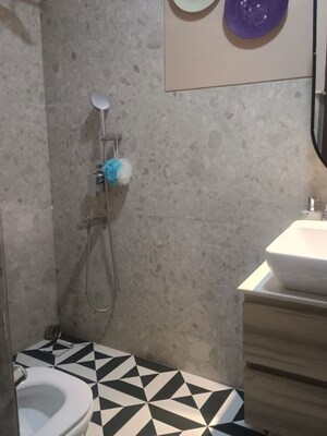 Bathroom in 2 BHK Builder Floor at East Of Kailash – for Rent