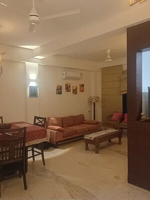 Living Room in 2 BHK Builder Floor at East Of Kailash – for Rent