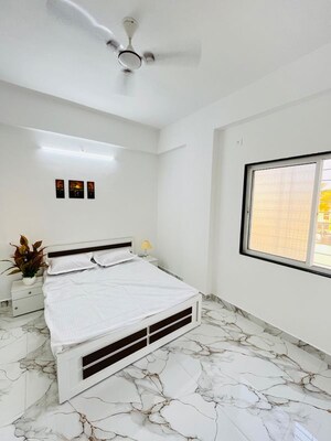 Bedroom in 1 BHK Apartment at Wadgaon Sheri – for Rent
