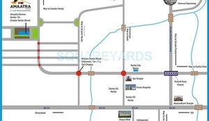2 BHK Apartment – Map Location View at Amaatra Homes, Sector 10 Greater Noida - for Sale