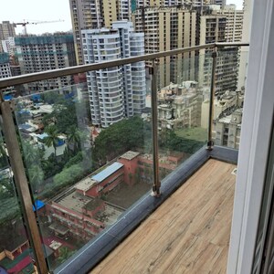 Balcony in 3 BHK Apartment at Mhada 24 LIG Apartments, Goregaon West – for Rent