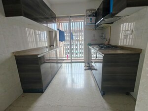 Staircase in 2 BHK Apartment at Rite Skyluxe, Chembur – for Rent