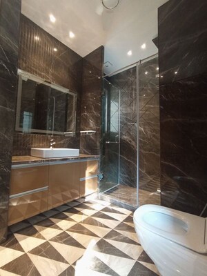 Bathroom in 4 BHK Builder Floor at Kailash Colony – for Rent