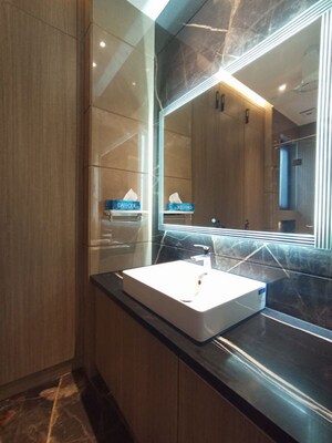 Bathroom in 4 BHK Builder Floor at Kailash Colony – for Rent