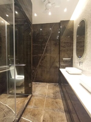Bathroom in 4 BHK Builder Floor at Kailash Colony – for Rent