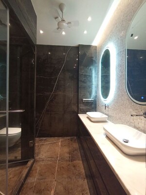Bathroom in 4 BHK Builder Floor at Kailash Colony – for Rent