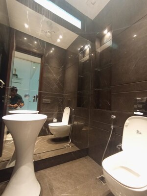 Bathroom in 4 BHK Builder Floor at Kailash Colony – for Rent