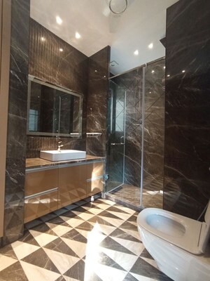 Bathroom in 4 BHK Builder Floor at Kailash Colony – for Rent