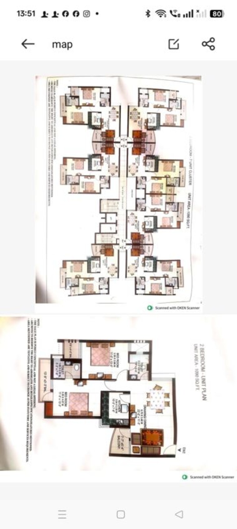 Floor Plan, ansal-town 2 Bedroom 1204 Sq.Ft. Apartment In Ansal City Meerut 10553980