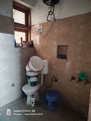 Bathroom in 5 BHK Independent House at Raglan Gulmohar Trends, Dhakoli – for Sale
