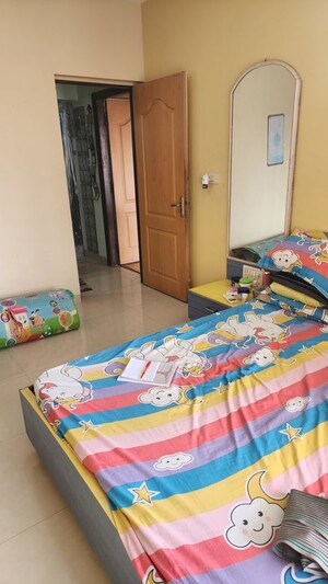 Bedroom in 3 BHK Apartment at Anmol Tower, Goregaon West – for Rent